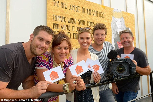 Tamara DiMattina with The New Joneses crew